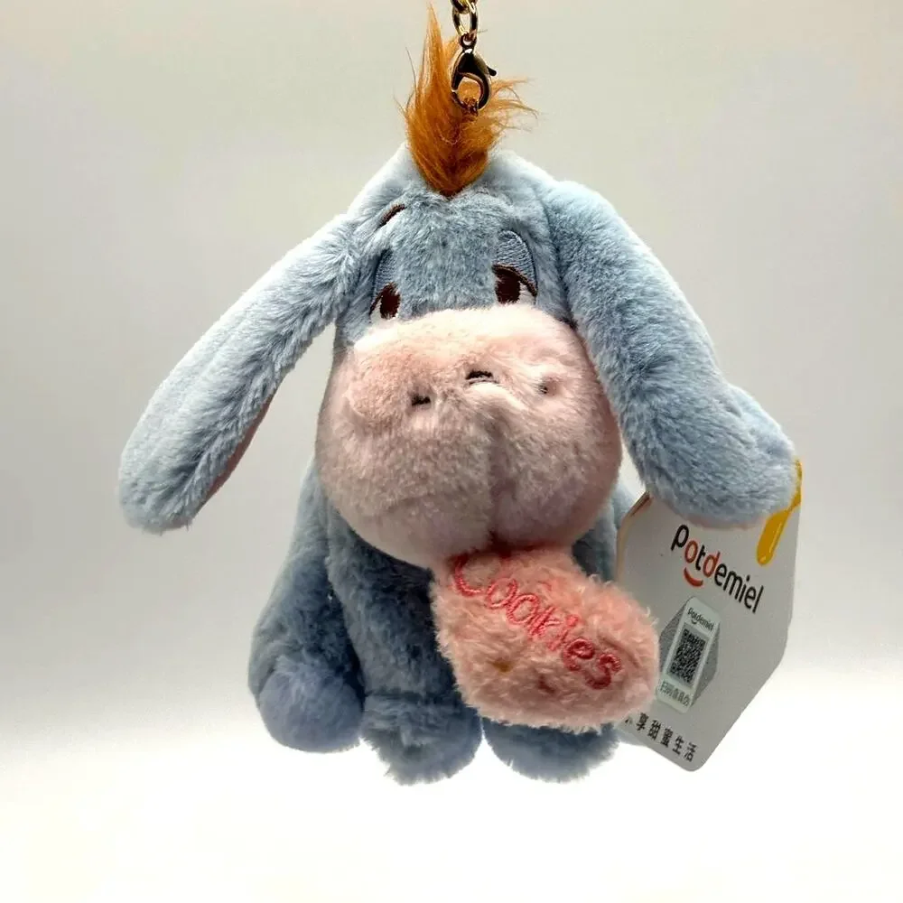 Disney x Potdemiel Plush Winnie the Pooh's Eeyore Bag Charm, Pendant - New